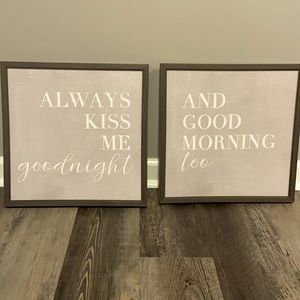 Grey wall decor - brand new from Kirklands